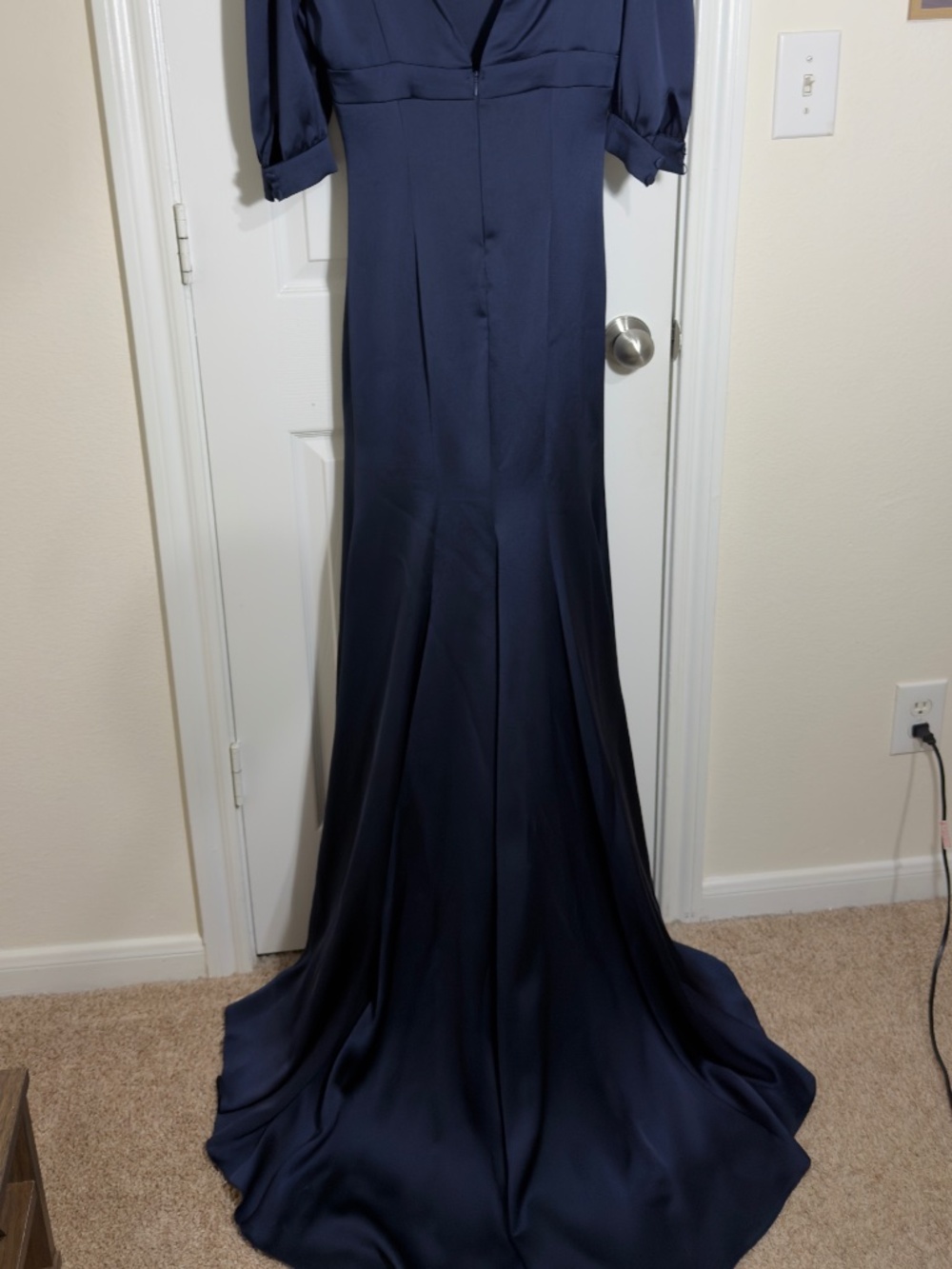 Rasit Bagzibagli Special Order Navy Blue Evening Dress / Gown